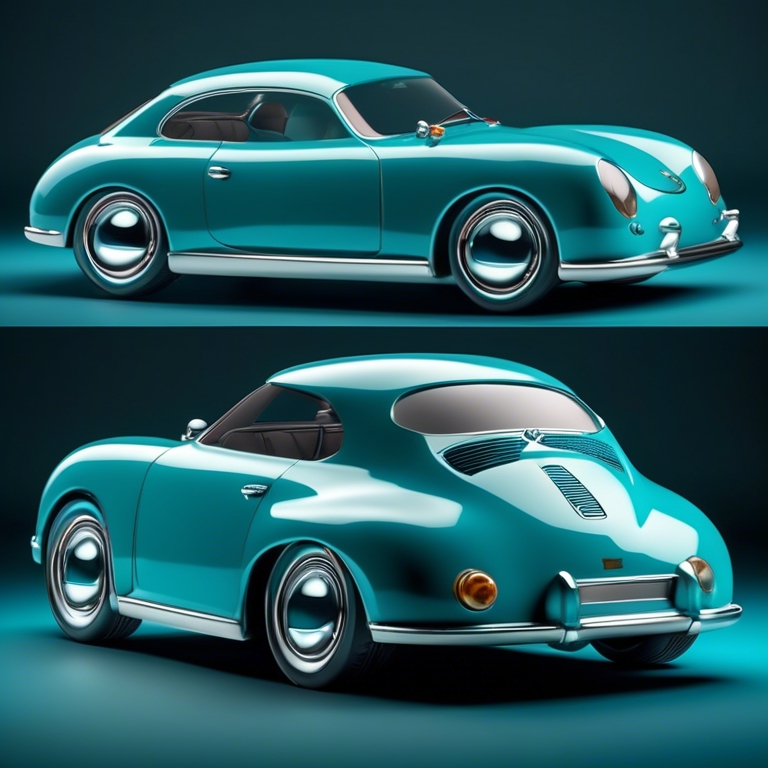 Studien einer KI zum Thema Porsche 356 | ORA